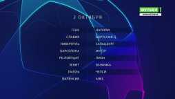 Лига чемпионов. Обзор матчей группового этапа (Эфир 02.10.19)